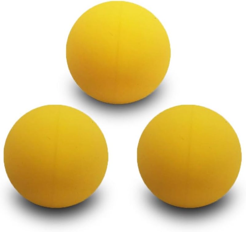 YAOSHER Squash Balls for Training Only-Tube of 3, Yellow, WZ2486 - Image 1